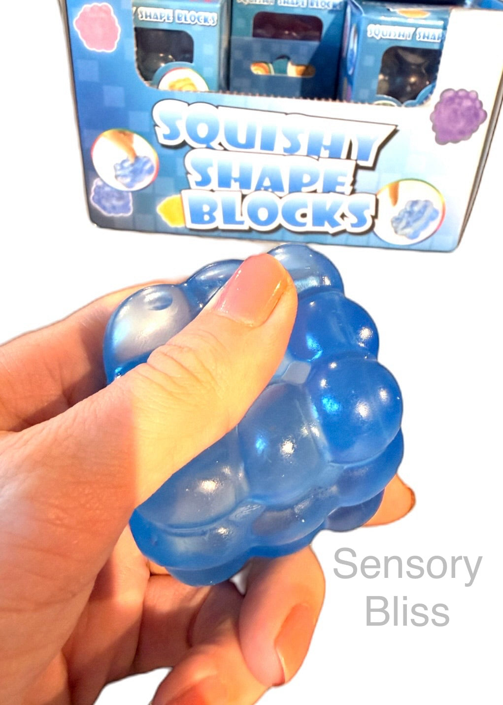 Squishy bubble block