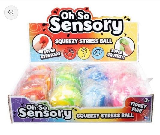 Oh so sensory squeeze stress ball