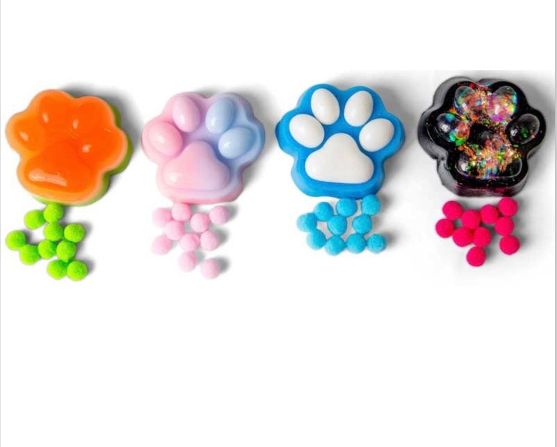 Scrunchems Sticky Squish Paw Prints
