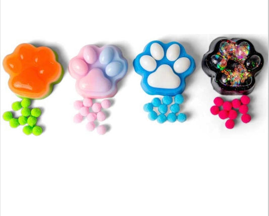 Scrunchems Sticky Squish Paw Prints