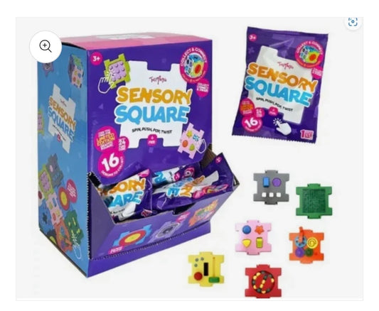 Sensory Square mystery bags