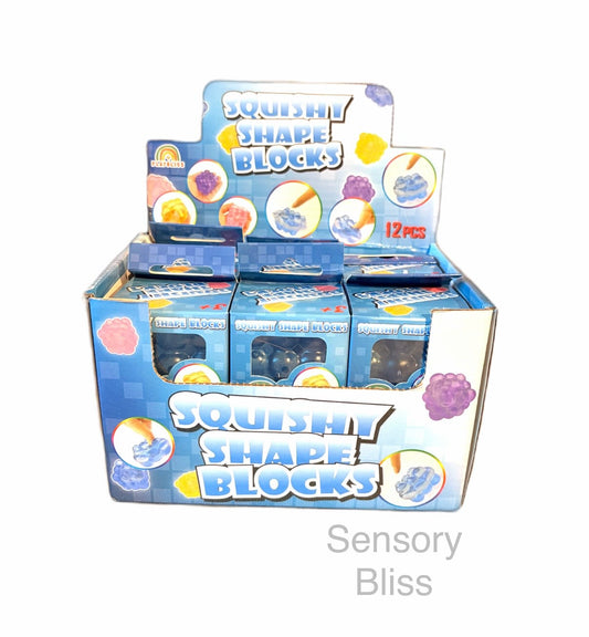 Squishy bubble block