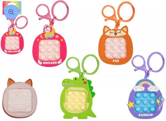 Bubble Pop Clicker Keychain