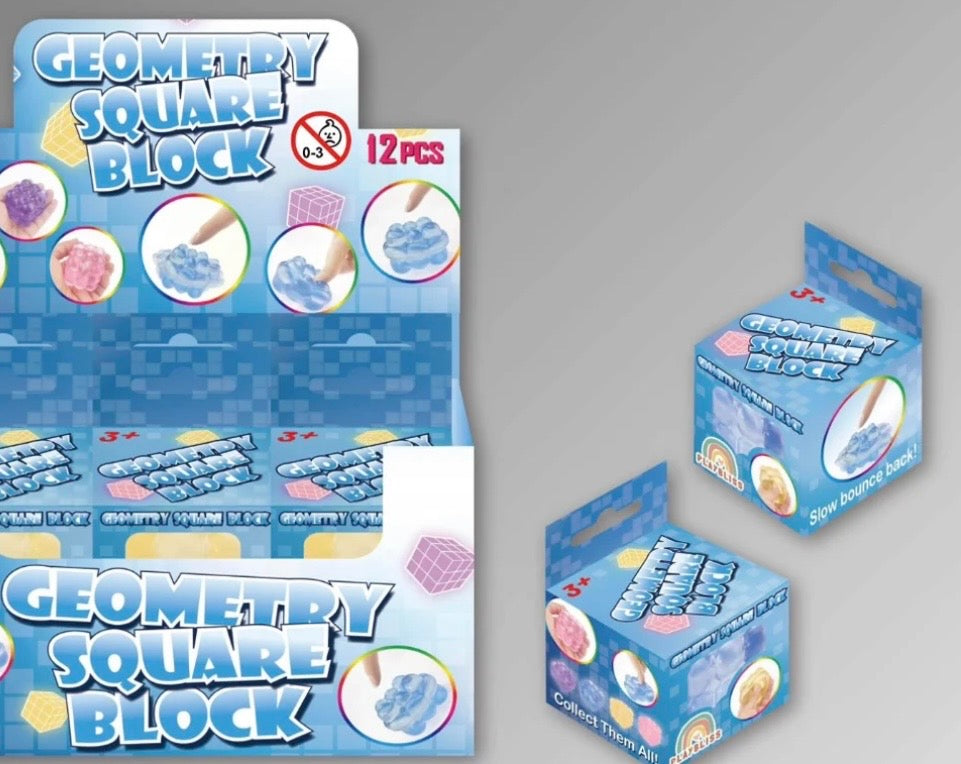 Squishy bubble block