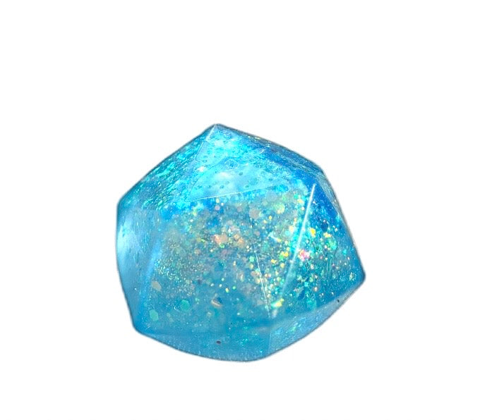 Glitter squeeze geometric balls