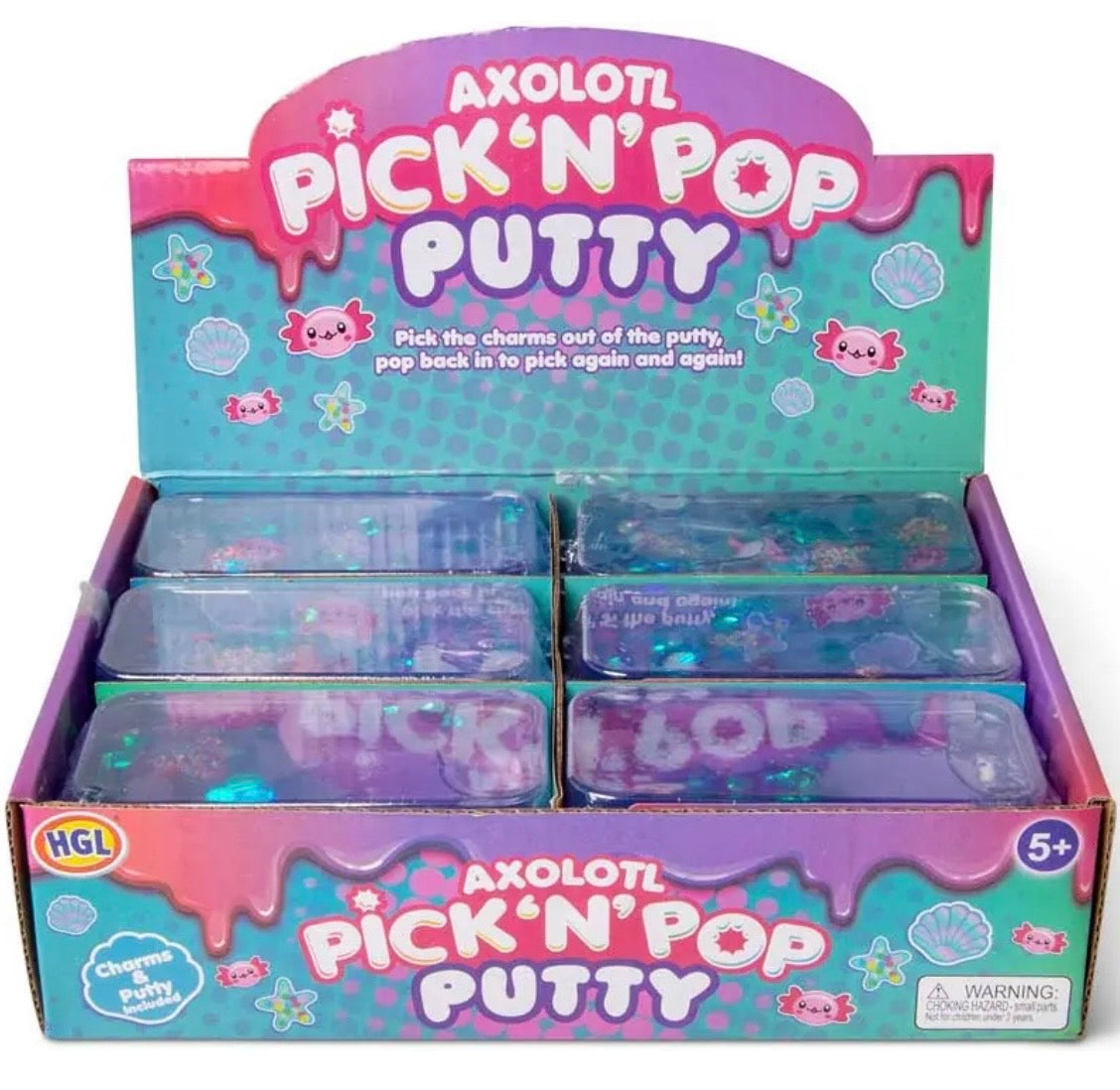 Axolotl Pick n Pop Putty