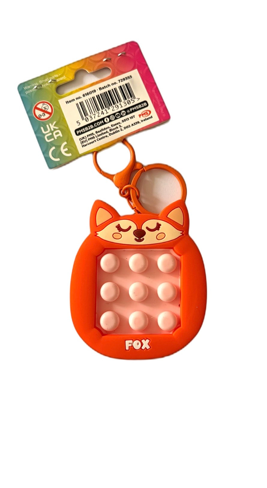Bubble Pop Clicker Keychain